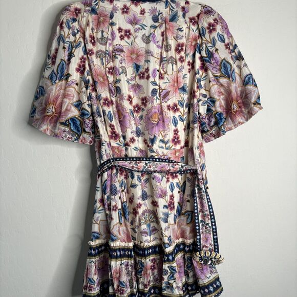 Farm Rio Superbloom Tapestry Puff Mini Dress - Picture 6 of 7